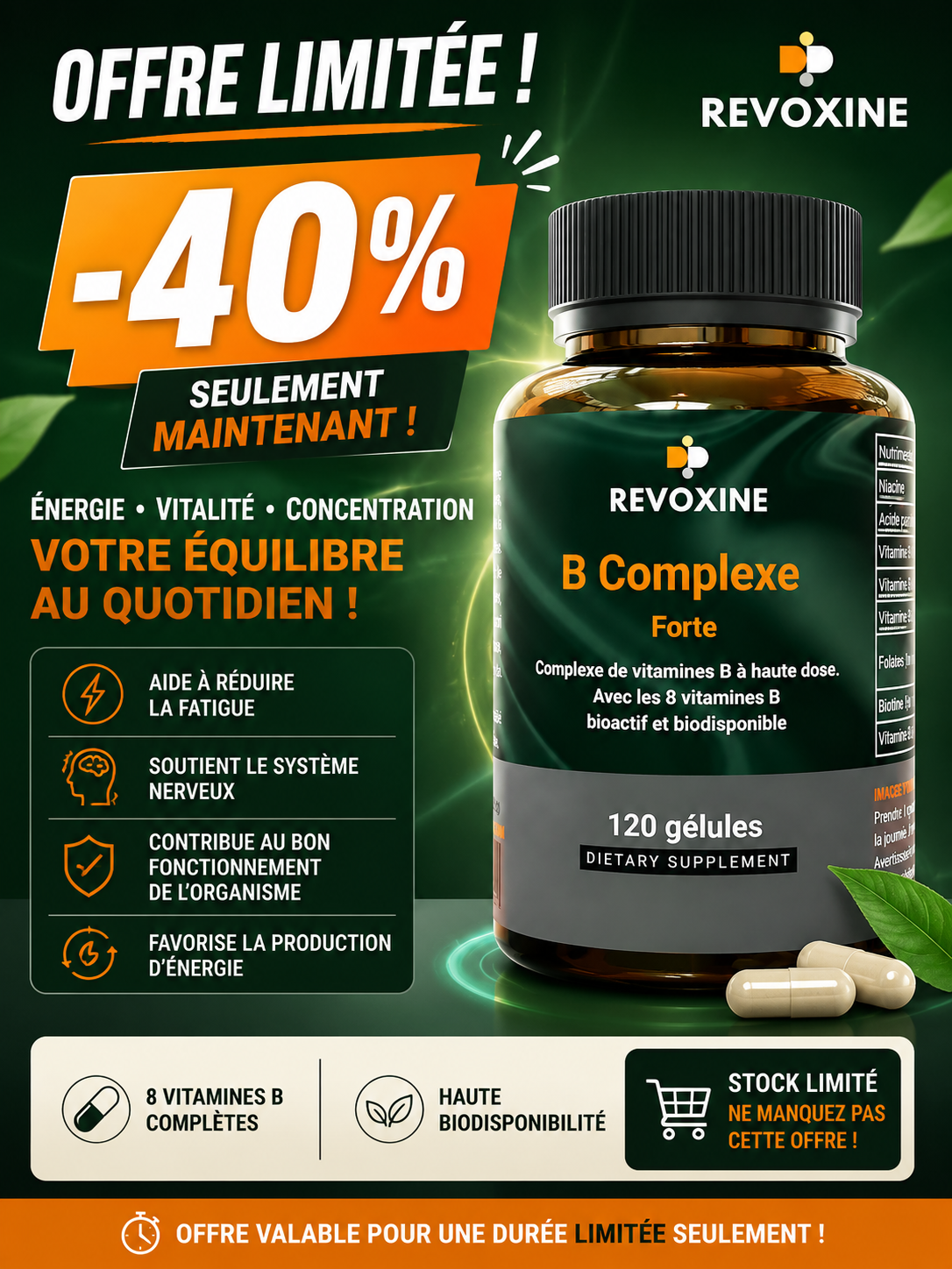 B-Complex Forte 120 Gélules